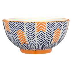 Pols Potten Dakara Chevron 14cm Bowl Orange